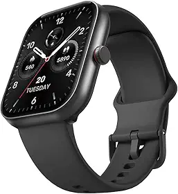 Bettdow SmartWatch, relogio smartwatch com 1.91' Ecrã tátil e Alexa, à prova d'água IP68, relogio smartwatch feminino e masculino com 100+ Modos Esportivos Faz e Recebe Ligações(preto)