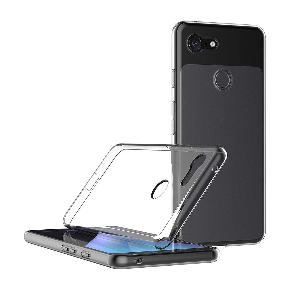 Coque Souple Silicone Pour Google Pixel 3 – Protection Anti-chocs, Couleur Selon Stock