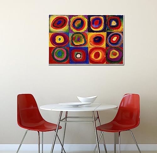 Image of Tamatina Modern Art Canvas Painting | The Spiral Universe | Abstract Art Unframed painting for Home decor|size - 13X9 Inches.n281