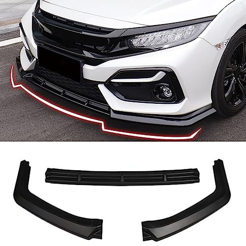 Spoiler de pare-chocs avant Honda Civic Hatchback protection et style mentonnière aérodynamique