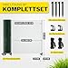 horizont Begrenzungszaun FIX, mobiler Zaun 20 m lang, 120 cm hoch, ideal für große Haustiere, Hundezaun, Camping, Gartennetz, inkl. 12 Pfähle, Absperrzaun, Steckzaun, Auslauf für Hunde