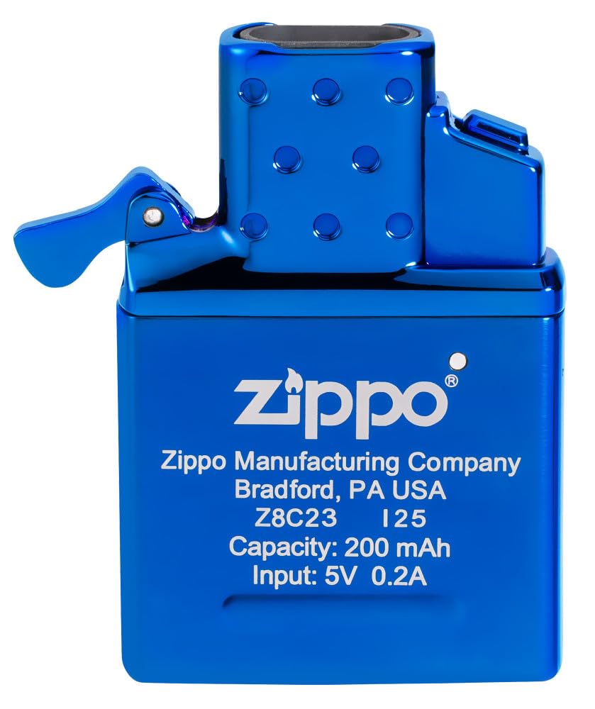 Amazon.co.jp: Zippo 高光沢ブルーダブルアーク充電式ライター