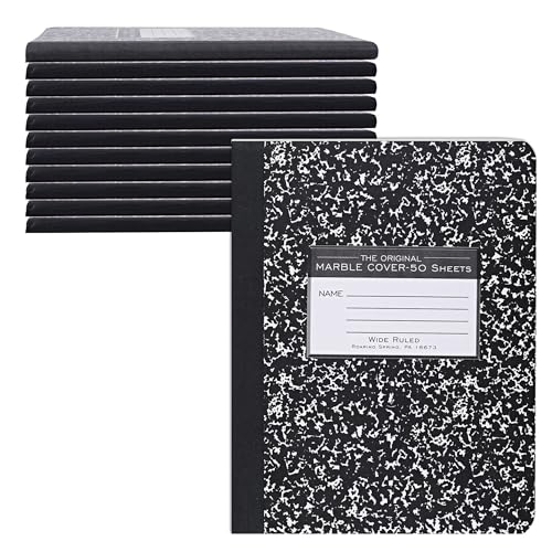 Cahier de composition Roaring Spring 24x19cm carnet lignes larges reliure rigide