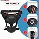 OnlyPRIME Motorrad Beintasche Herren – wasserdichte Oberschenkeltasche mit Hartschale & Karabiner – Perfekt als Quad Zubehör & Mens Accessories