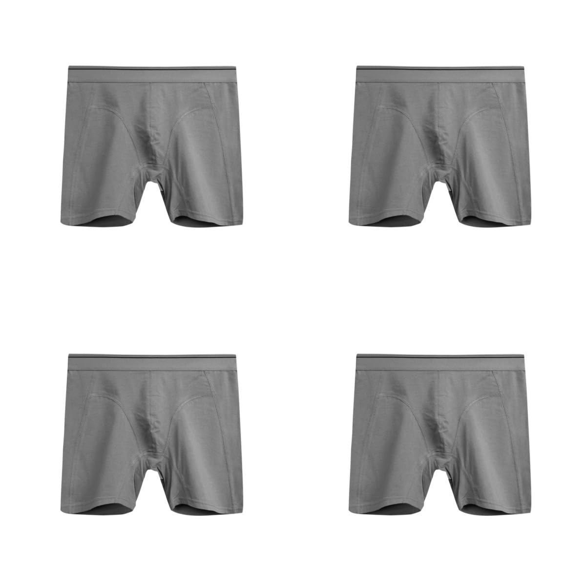 Herren Boxershorts Verlängerte Und Große Herren Boxershorts Aus Reiner Baumwolle – Perfekt Für Fitness Und Alltag Mit Anti-Rubbel-Effekt!