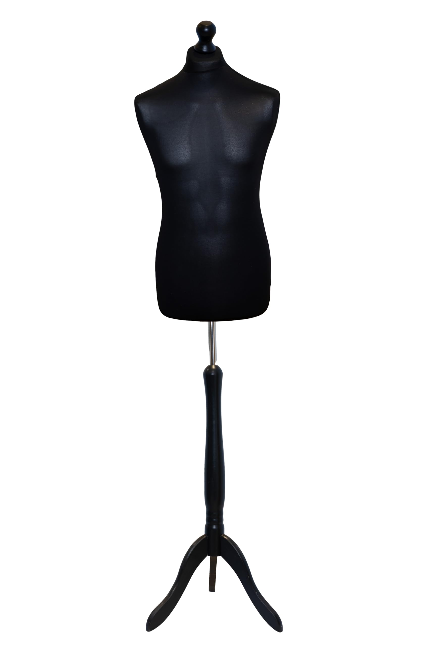 Male Tailors Dummy Female Black With Black Tripod Dressmakers Fashion Students Mannequin Display Bust