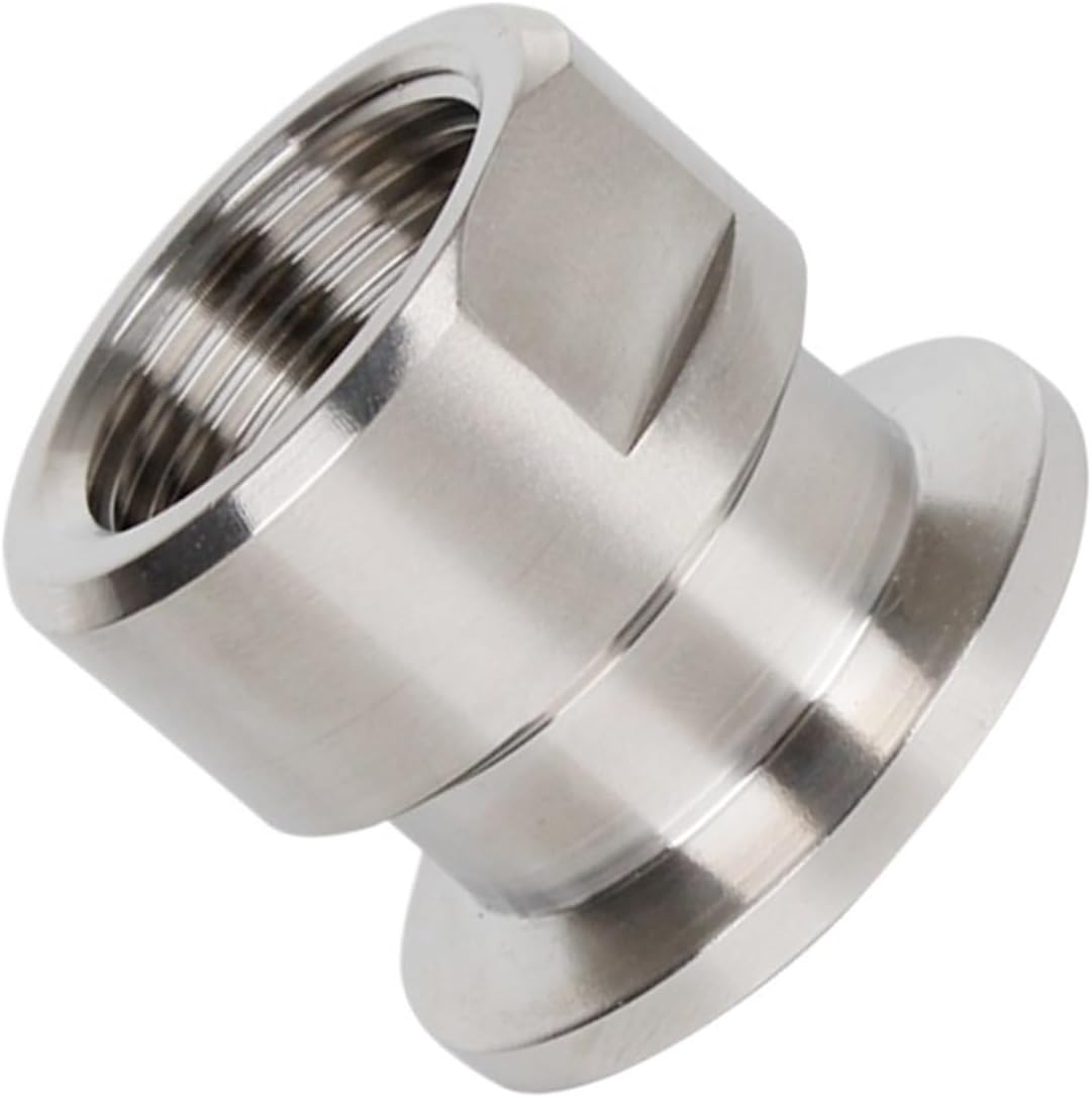 1" NPT Female Thread to KF25 SUS304 Stainless Steel KF Vacuum