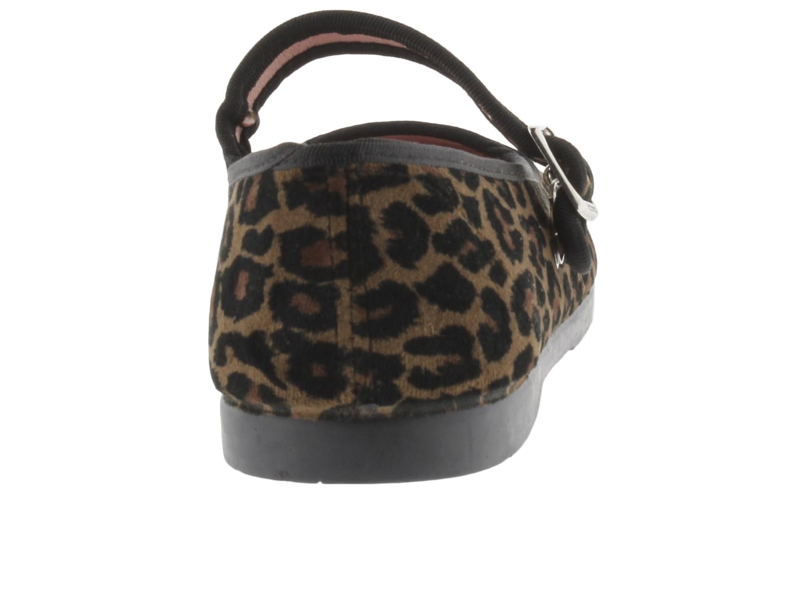 victoria Bailarinas Gong Fu 1080117 | Terciopelo Animal Print & Ribete Al Tono & Hebilla para Niña