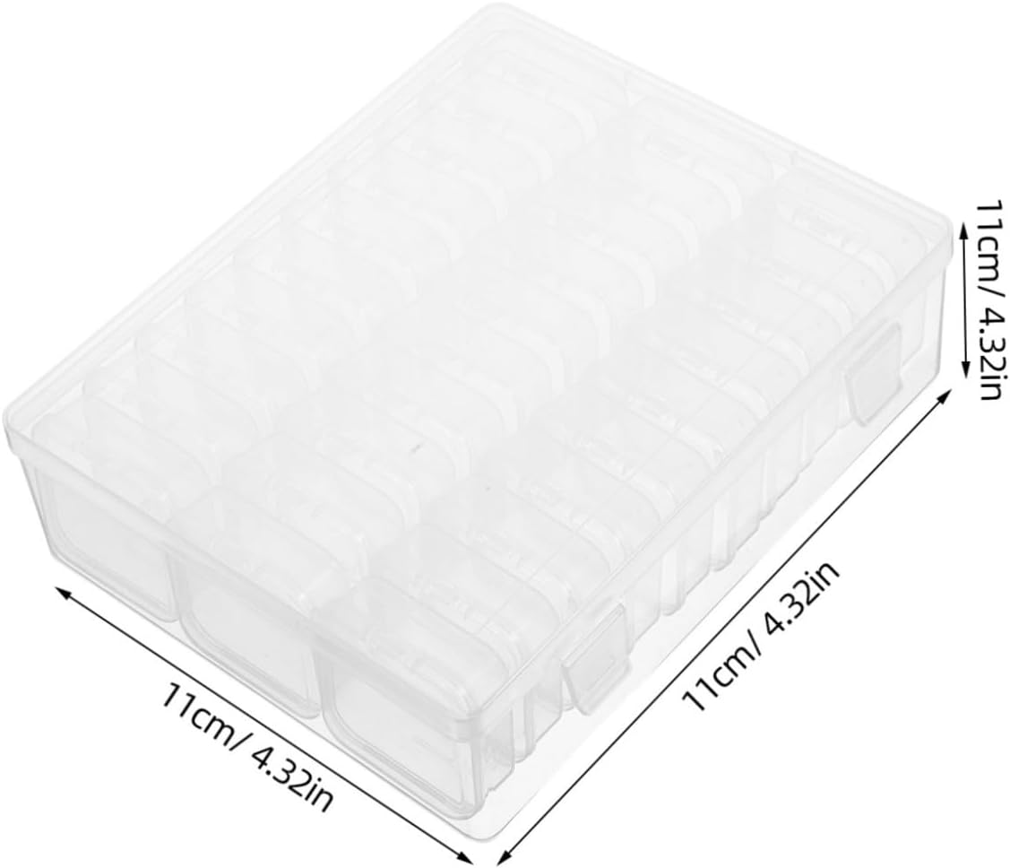 IMIKEYA Versatile Plastic Storage Box for Accessories Organizer Easy Visibility for Craft Supplies Beads Nails