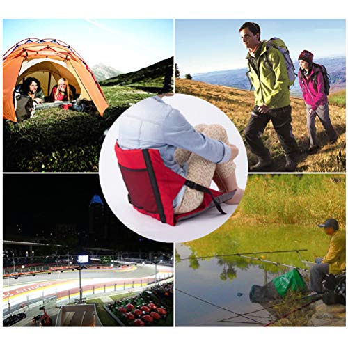 LIOOBO Almofada para Acampamento ao Ar Livre com Encosto Leve e Dobrável para Cadeira Almofada para