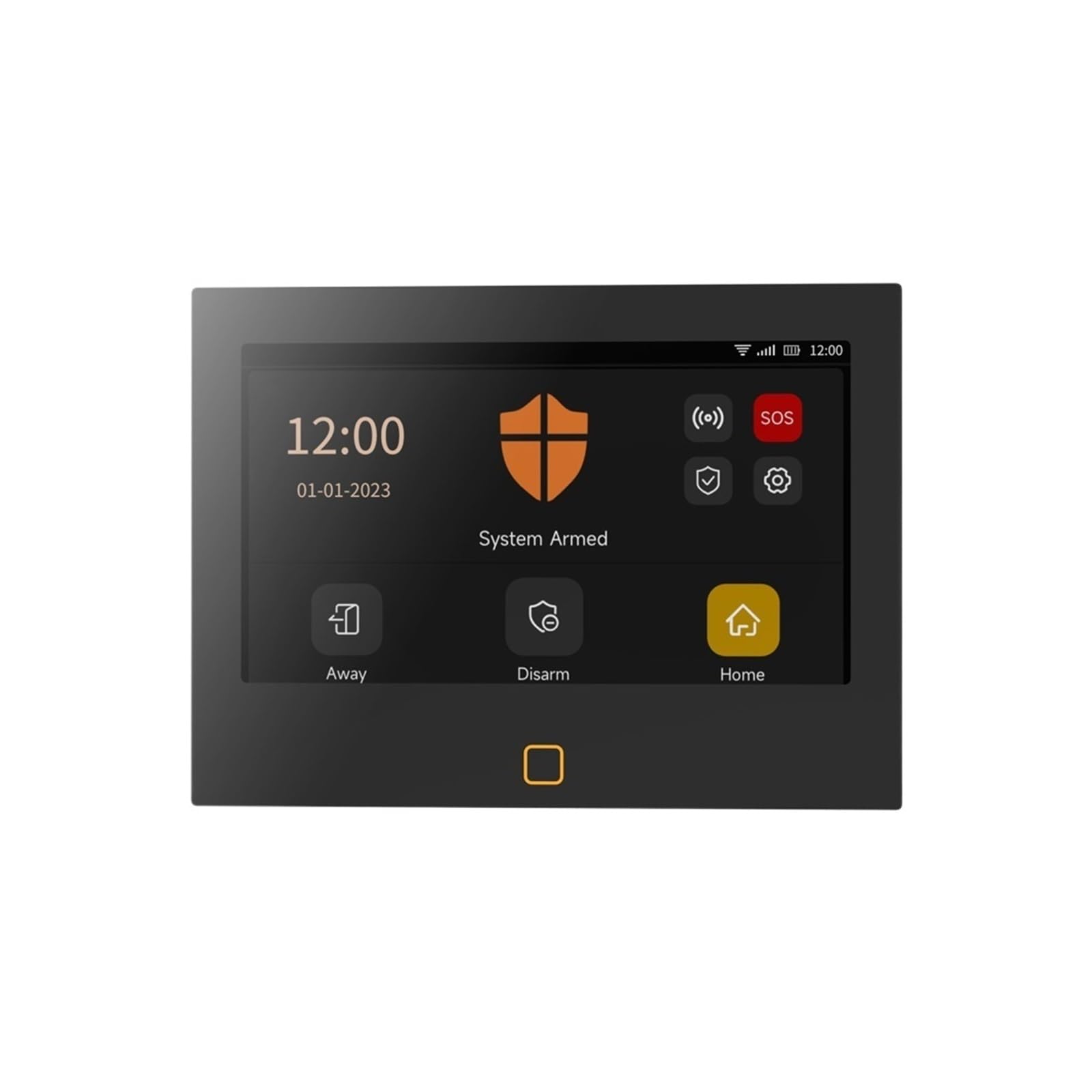 Sistema di Allarme di Sicurezza Domestica, Smart Alarm di Allarme HD da 7 Pollici Wireless 4G Tuya Home Security Protection Funziona con Il Telecomando App(Set-A Alarm Panel)