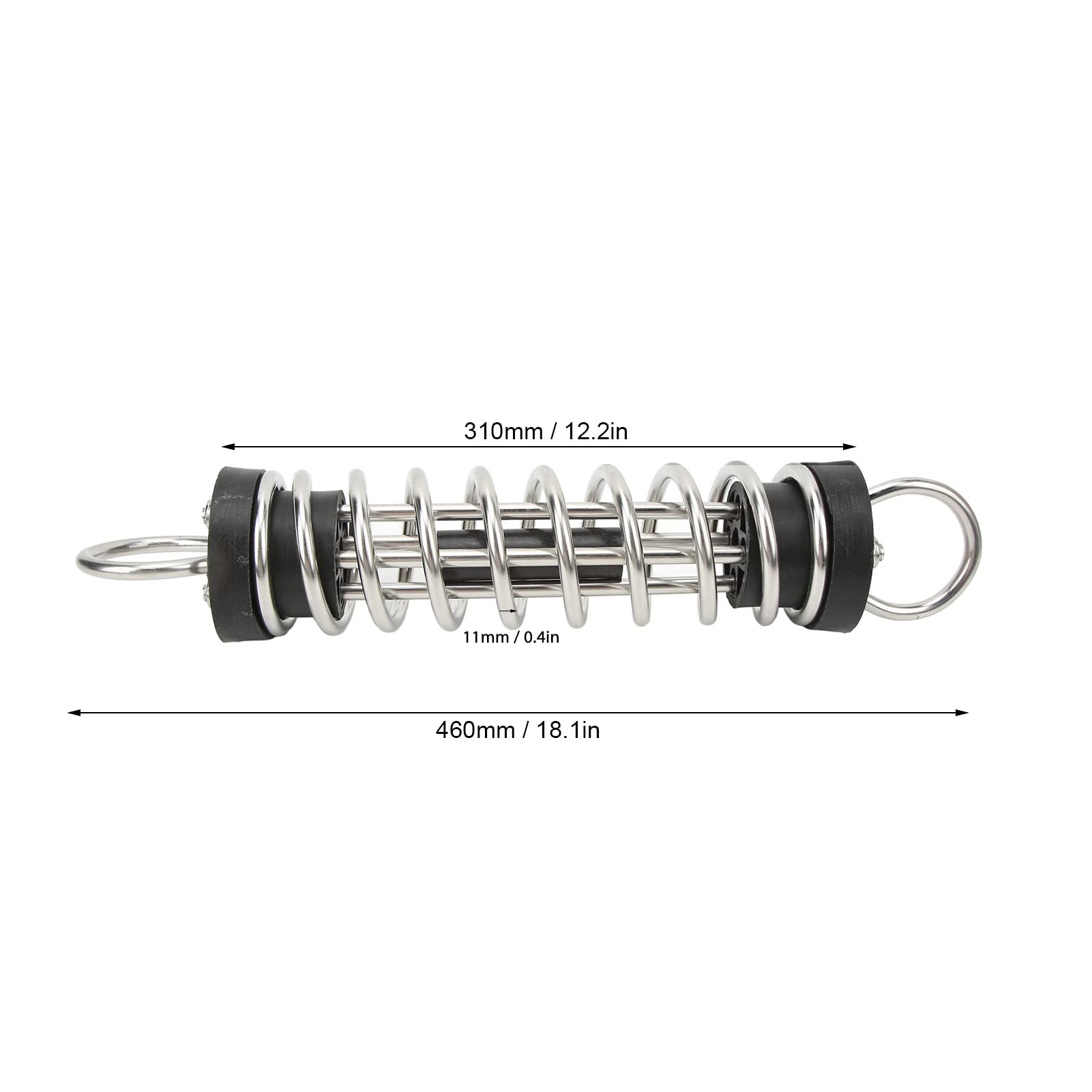 Molle per Cime di Ormeggio Molla di Ormeggio Marina Molla di per Ancoraggio in Acciaio Inossidabile per di Attracco per Yacht da 11 Mm (11 mm)