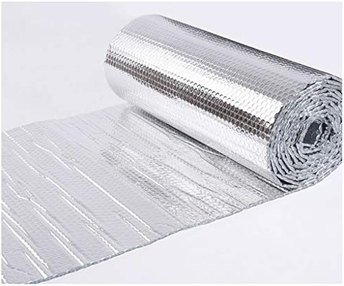 料無料 断熱材 アルミシート アルミ板保温 断熱材 アルミシート 断熱材 屋根裏 冬に熱を保ち 夏に涼しさを保持 車 バン 断熱マット フォーム製 耐久性保温材質 防音 断熱材 消音フード 接着剤不要 Size 1x25m アウトレット モール Www Littleshopp Com