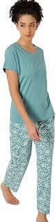 Max Women's Printed Round Neck Half Sleeve Cotton Pyjama Set Price In India