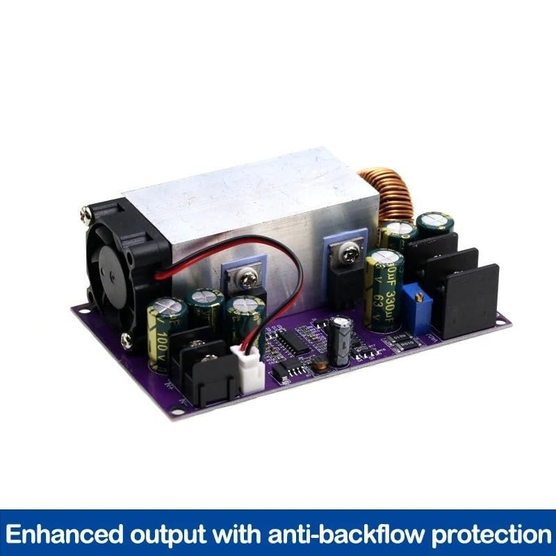 CC 600W 25A Anti-Rückfluss-Netzteil, einstellbar DC-DC 12–75 V bis 2,5–50 V, Abwärtswandler, Spannungsregler, Transformator(Enhanced Edition)