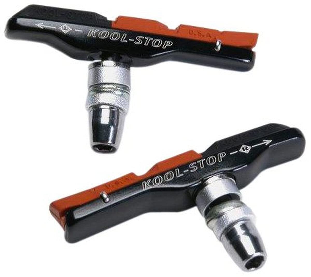 Kool StopBrake Shoes, Linear Pull Holder & Dual Compound, Black, 14209019