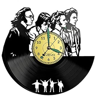 EVEVO Beatles Horloges Murales Disque Vinyle Disques Vinyliques Horloges Murales Vinyle Record Mur l’horloge Créatif… - Les Beatles, Paul McCartney, John Lennon, RIngo Starr, George Harrison EVEVO Beatles Horloges Murales Disque Vinyle Disques Vinyliques Horloges Murales Vinyle Record Mur l'horloge Créatif… – Image 5