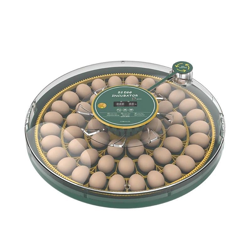 Neo Classic Dual Power 52 chicken egg Incubator Automatic egg turning and temperature control incubator with egg testing Function- (52H)