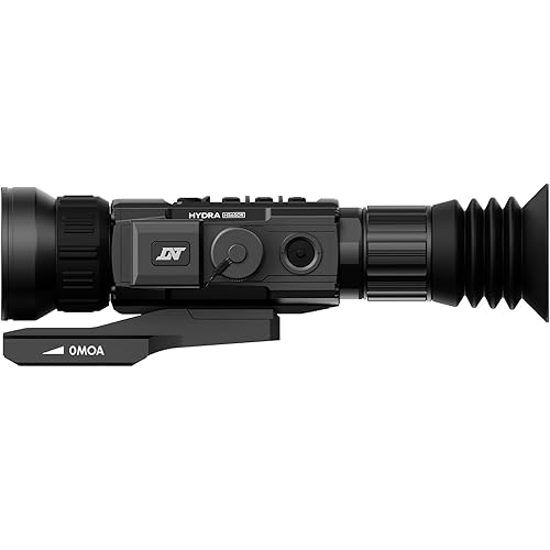 DNT Optics Hydra-LRF Multi-Function Thermal Scope with Laser Rangefinder and Ballistic Calculator - Standalone Scope, Clip-On, Handheld Monocular