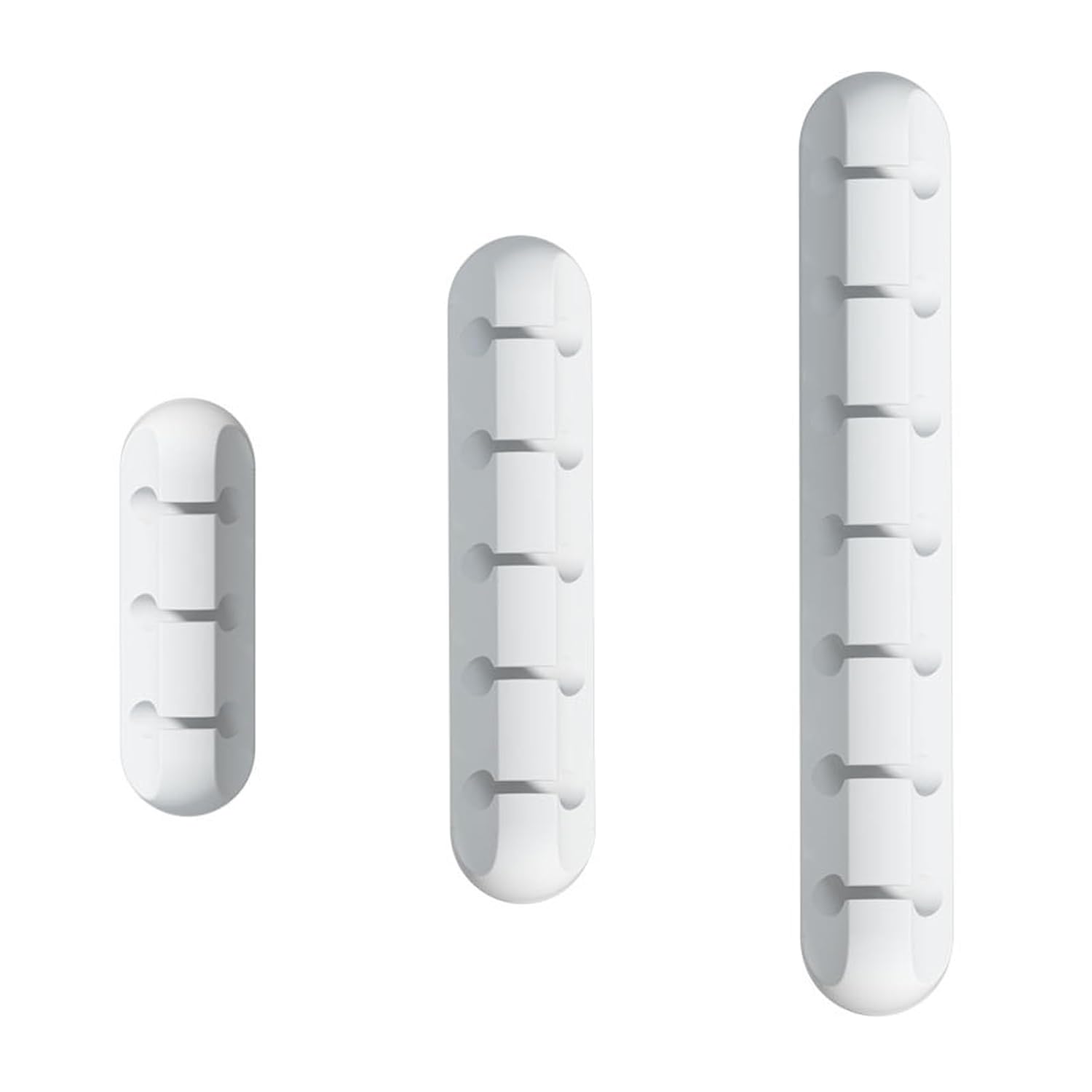 Set de organizatoare de cabluri RTRTGS în alb