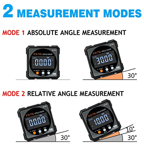 Corollata COUS31001C6 Digital Angle Finder With Electronic Laser thumb #1