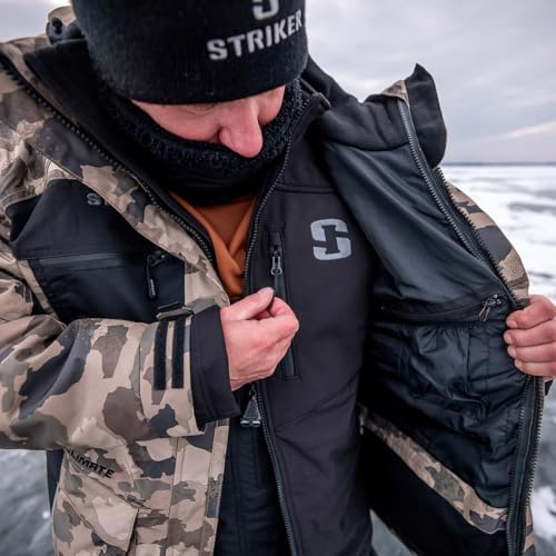 Image of Striker Men's Climate 3-in-1 Insulated, Waterproof Ice Fishing Jacket with Sureflote Flotation Technology