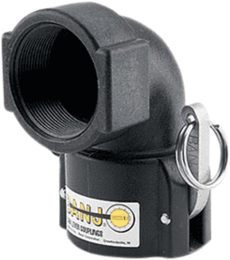 1-1/2" Banjo Poly Cam Lever Female Coupler 90 Degree - 1-1/2" Female NPT Farmer Bob's Parts 150D90