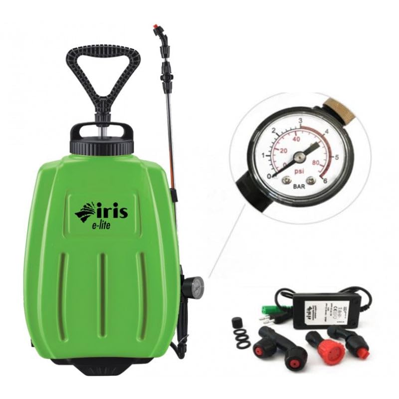 Pompe pulvérisatrice 2 en 1 Sac à dos épaule et chariot 16 l Batterie Lithium 10 A Elite G&F