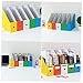 ARTIBETTER 1 Set File Organizer Rack Document Holder for Office School Vertical Storage for Easy Access to Files Letters and Folders Modern Design with Color Options