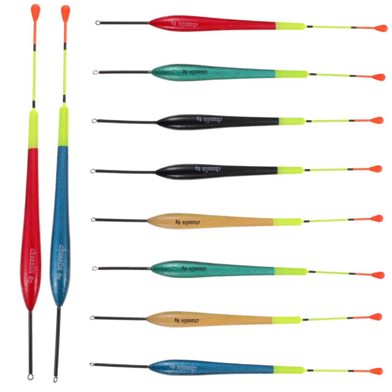 SUPVOX 50piezas Flotadores De Pesca De Flotadores Sensibles para Pesca Ríos y Mar para Mantener El Profundidad Deseada
