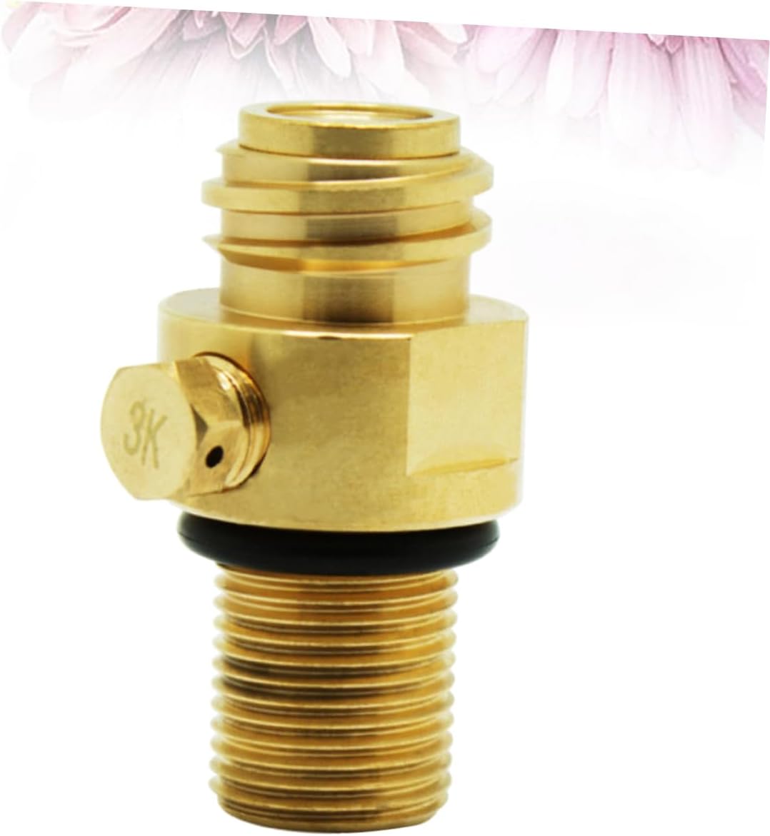 Brass Soda Bottle Adapter M18x1.5 TR21.4 Golden Connector