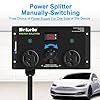 Sekelo Ev Manual Charging Switch for E Ev Dryer, Nema 14-30, 240V, 25A Power Splitter Switch, with a Safety Circuit Breaker, Manually Operated Selector, Plug and Play