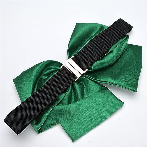 Women Elegant Big Bow Waistbands Solid Color Bow-Knot Waist Belt Dress Decoration Cumerbunds.(YD13)2