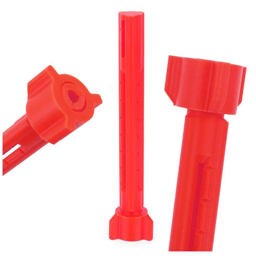 wolfman Archery 3D Tri-liner Arrow Shaft Marker Feather Precision Scriber for Target Practice Outdoor Hunting Shooting Accessories (Red)
