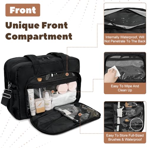 Carry on Weekender Bag for Women, Duffle Bag for Travel with Wet Pocket, Lightweight Duffel Laptop Bag, Water Resistant2