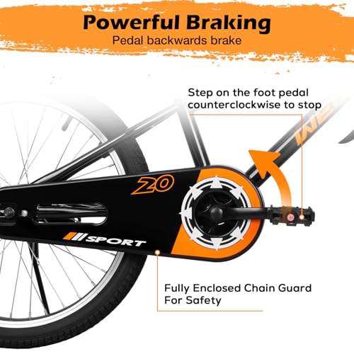 WEIZE 16 20 Inch Kids Bikes,Boy’s Bike for Kids,BMX Style