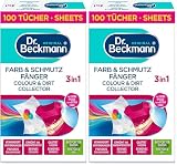 Dr. Beckmann Parafanghi XXL | Protezione del colore a lunga durata | con microfibra e molecole di cattura dei colori per brillantezza dei colori | 100 panni (Confezione da 2)