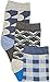 Jefferies Socks Little Boy's Fun Colorful Dress Crew Socks 6 Pair Pack Sockshosiery, multi, Small
