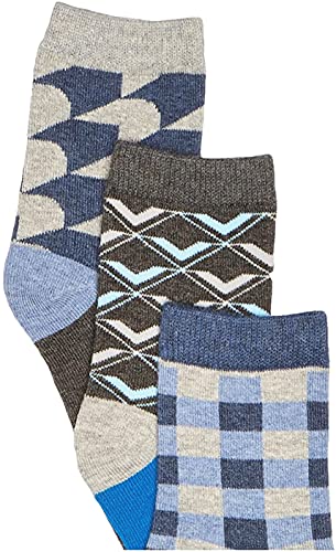 Jefferies Socks Boys' Little Fun Colorful Dress Crew Socks 6 Pair Pack3