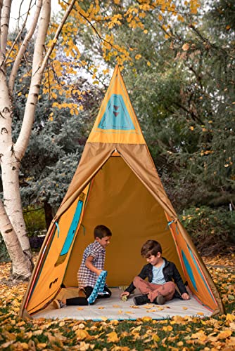 Pacific Play Tents 30610 Kids Giant Tee Pee Tent Playhouse, 59" 59" x 96" High, Multi - Image 12