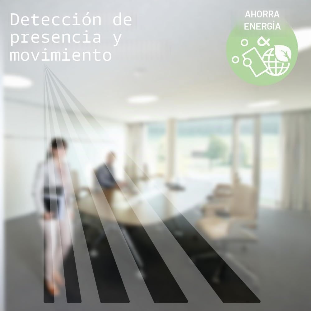 Theben 1010500 theLuxa S150 WH Detector de Movimiento PIR 150° 12 m | 1 s-20 min, 500 W LED, cobertura bajo el detector, medición de luz mixta, cruce por cero, impulso, orientable, IP55, blanco