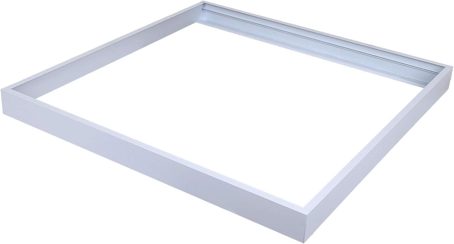 AllSmartLife 2x2FT Surface Mount Kit, Aluminum Ceiling Frame Kit for 2x2FT LED Panel Light/ Drop Ceiling Light