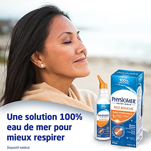 Physiomer Spray Hypertonique 135 mL solution nasale eau de mer naturelle