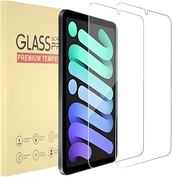Compatible with Apple iPad Mini 6 [8.3 Inch] [2021 Release] Tempered Glass Screen Protector, Anti Scratch, Bubble Free,High Definition2 Pack