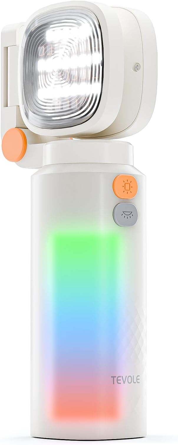 – Camping Light 40/2000 Lumen 2700/6500K Led Multifunction Magnetic Lanterns, IP54 Waterproof Flashlight, Rotatable Electric Lantern for Emergency, Camping, Hiking