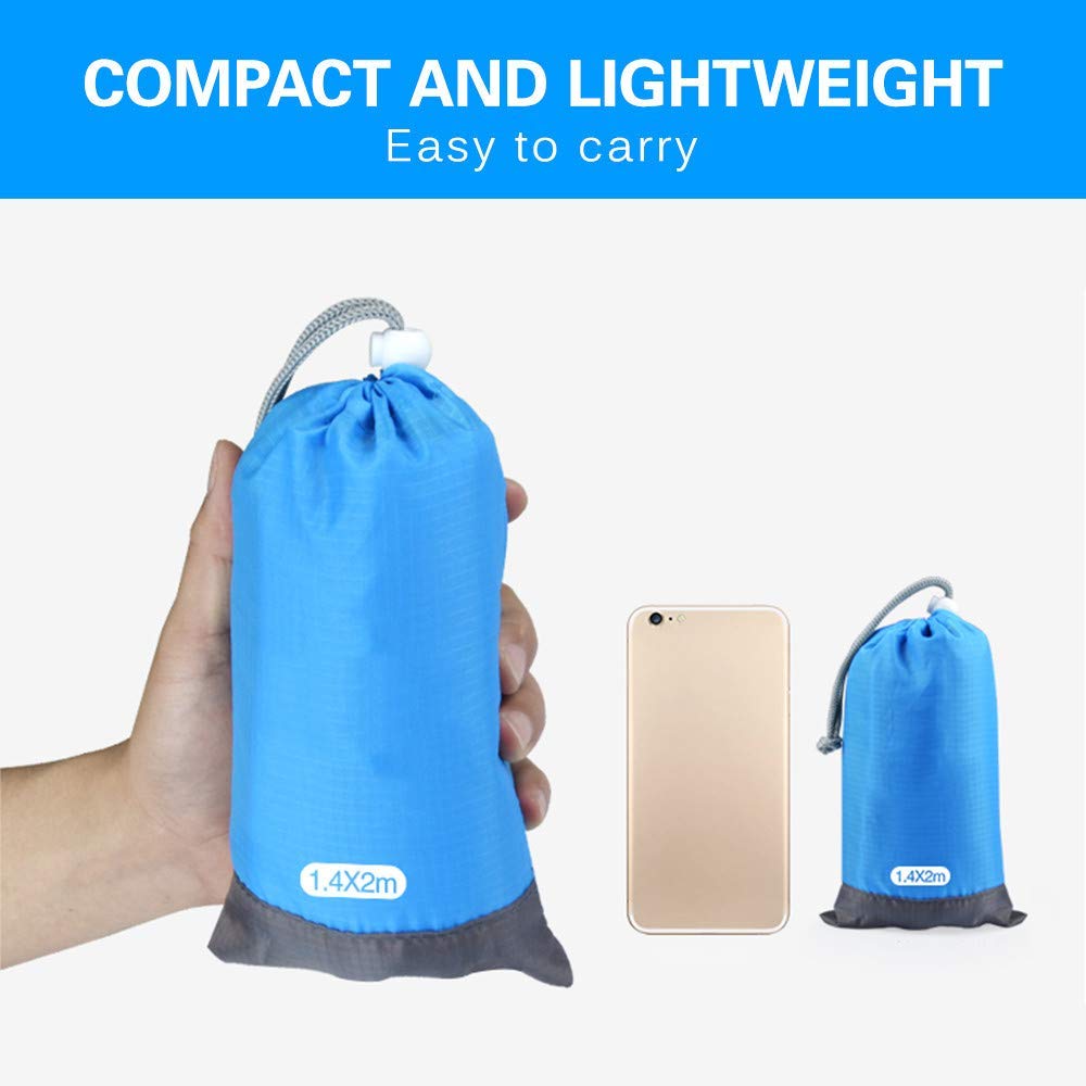 ADITAM Colchoneta de Camping, colchoneta de Camping a Cuadros, colchón Plegable para Acampar, Manta de Picnic de Playa Impermeable para Escalada de bebé para Picnic multijugador Double The Comfort