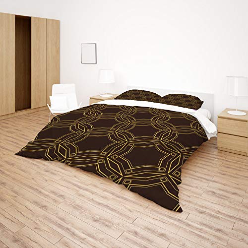 Housse de couette double en microfibre de qualité hôtel chic - 5