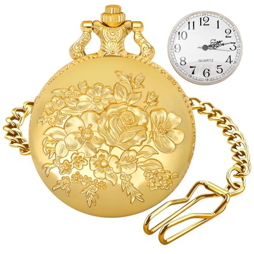 Montre à gousset à quartz Tiong avec chiffres arabes pour un cadeau unique