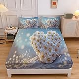 Drap-Housse Pour Chambre：Idéal Comme Drap-Housse Pour Matelas Dans La Chambre Adulte Ou Enfant, Ce Linge De Lit Confortable Et Respirant Convient Aussi Parfaitement Aux Hôtels, Locations Saisonnières Et Chambres D’Amis. Convient À Un Usage Quotidien Grâce À Sa Matière Microfibre Résistante Et Anti-Froissage, Facile À Entretenir Et Durable