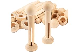 Factory Direct Craft Pack of 12 Unfinished Small Wooden Clothes Pins Dolls